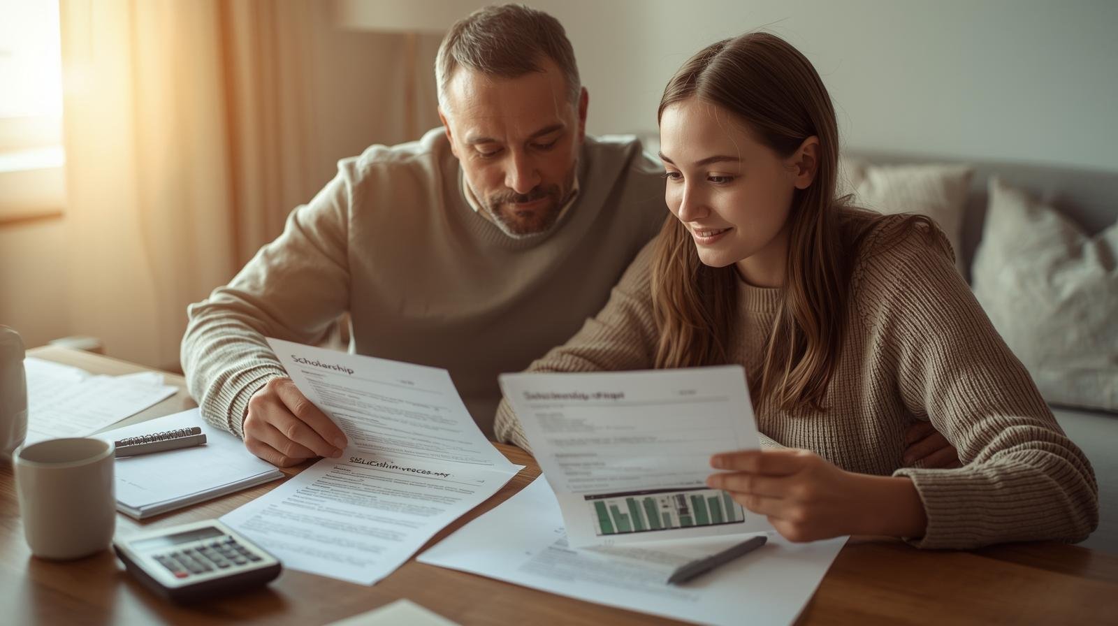 Visual about college golf scholarships in the USA for young female golfers showing study and golf elements.